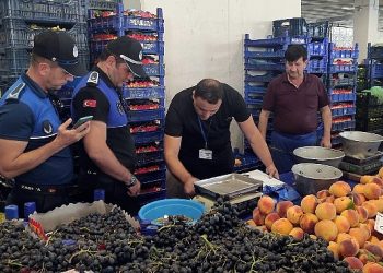 Zabıta Takımları Pazar Kontrolü Gerçekleştirdi