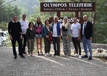 Alman heyetten Kemer gezisi