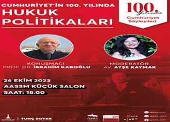 Cumhuriyet söyleşilerinin birinci konuğu Prof. Kaboğlu