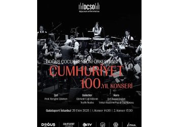 Doğuş çocuk senfoni orkestrası cumhuriyet’in 100.yılına özel repertuvarıyla 29 ekim’de galaport İstanbul’da sahne alacak