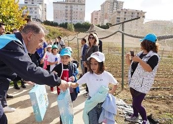 Kışlık Fideler Çocukların Elleriyle Toprakla Buluştu
