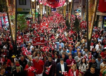 Menemen’de cumhuriyet kutlamaları fark yarattı