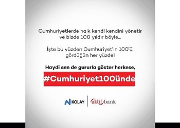 “Sen de gururla göster herkese, #Cumhuriyet100ünde