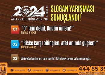 2024 Afet ve Uyum Yılı Slogan Müsabakası sonuçlandı!