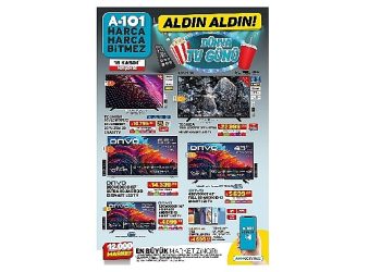 A101’de Dünya Televizyon Gününe Özel Birbirinden Çeşitli Televizyonlar Satışa Sunuluyor