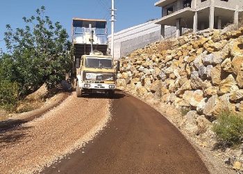 Alanya Özvadi küme yolu asfaltlandı