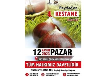 Beydağ Çomaklar’da kestane şenliği coşkusu 