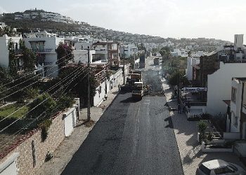 Bodrum 9 Bin Metre Sıcak Asfalt Yapıldı