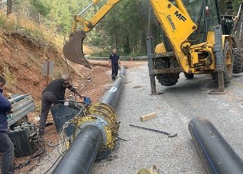 Büyükşehir, Marmaris Bozburun İçme Suyu Projesinde Birinci Kazmayı Vurdu