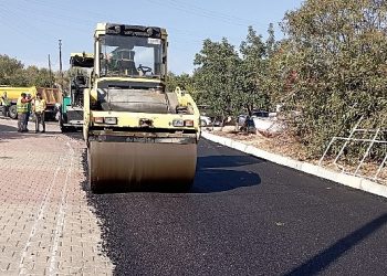 Demre Kekova küme yolu  sıcak asfaltla kaplanıyor