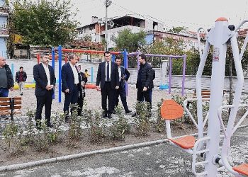 Harmancık ilçesi’nin birinci parkı Osmangazi Belediyesi’nden