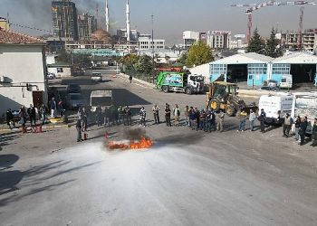 Keçiören belediyesinden yangın tatbikatı
