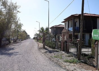 Ören’de Kanalizasyonun Tamamlandığı Bölgeler Asfaltlanıyor