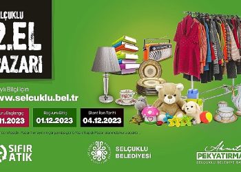 Selçuklu’ya 2.el pazarı geliyor
