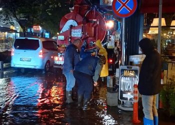 Şiddetli yağışlarda isu’dan ağır mesai