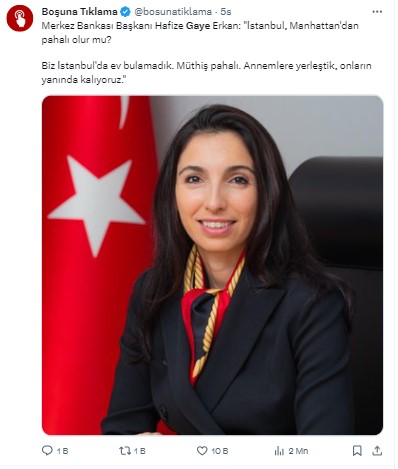 Merkez Bankası Başkanı Erkan’ın sözleri geniş yankı buldu