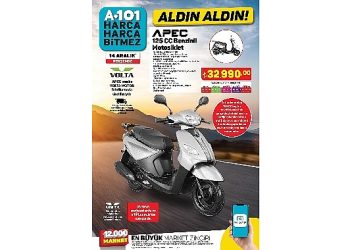 A101 14 Aralık’ta Motosiklet Satacak