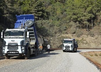 Alanya Katı Atık Tesis yolu asfaltlandı