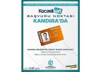 Büyükşehir’den Kandıra’ya Seyahat Kartları Ofisi