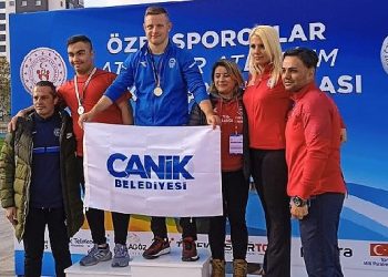 Canikli Ulusal Atlet Ali Topaloğlu Rekorlara Doymuyor