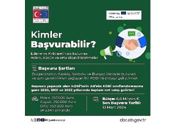 Etraf Dostu KOBİ’ler Avrupa Birliği Hibesinden Yararlanabilecek