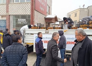 Hatay erzin’den ılgaz halkına gönül bağı