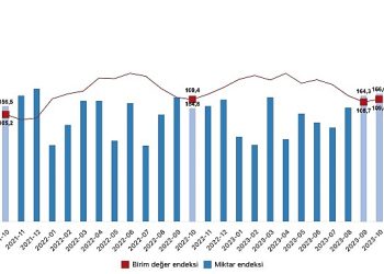İhracat ünite paha endeksi yüzde 0,1 arttı