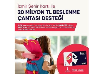 İzmir Büyükşehir Belediyesi’nden 20 bin aileye 20 milyonluk dayanak