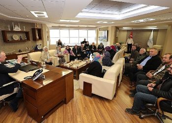 Kandıralı üreten bayanlardan Lider Büyükakın’a ziyaret