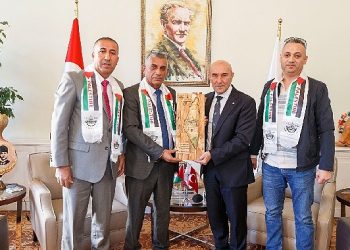 Soyer’e Filistin Yatta Belediyesi’nden ziyaret