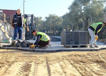 Aydın büyükşehir belediyesi germencik’te de çalışıyor