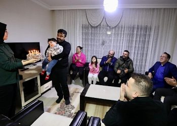 Belediye lideri savran’dan Yusuf Eren’e doğum günü sürprizi