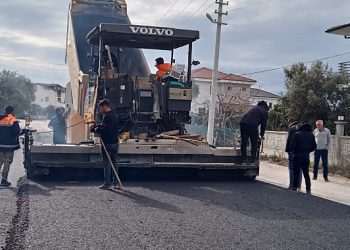 Büyükşehirden Bodrum Mumcular’da Sıcak Asfalt Çalışması