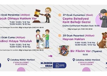 Çeşme Belediyesi’nden çocuklara Somestr armağanı