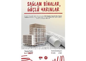 DASK Zelzeleye Güçlü Bina Tasarımı Yarışı Finali 4-7 Mart Tarihleri Ortasında Gaziantep Hasan Kalyoncu Üniversitesi’nde Gerçekleştirilecek