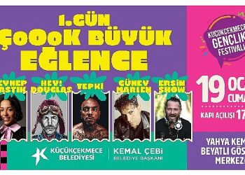 Sömestirde cümbüşün rotası değişmiyor : Küçükçekmece belediyesi 3.gençlik şenliği başlıyor