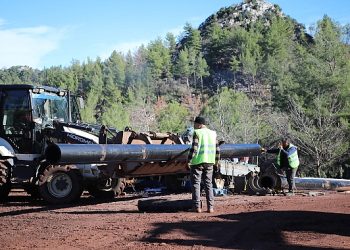 Bozburun İçme Suyu Çizgisinin 10 Kilometresi Tamamlandı