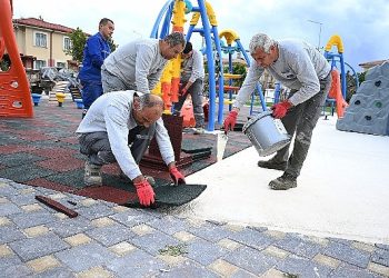 Çamyuva Mahallesi’nde park çalışması