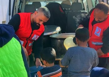 Kızılay Gazze’deki yeni aşevini Refah’ta açtı. 1000 aileye sıcak yemek