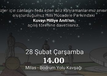 Milas Belediyesi, Milas Şehitleri ve Kuvayı Ulusala Anıtı Projesi’ni tamamladı