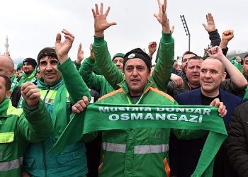 Osmangazi Belediyesi’nde işçinin yüzü gülüyor