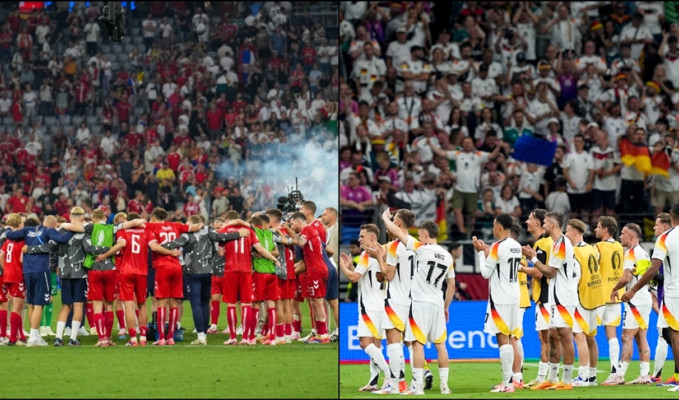 EURO 2024’te ev sahibi Almanya çeyrek final için Danimarka’yla karşılaşacak!