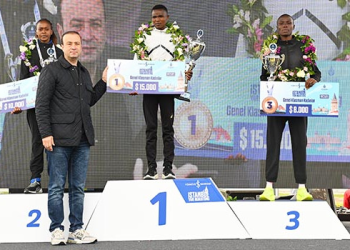 İş Bankası İstanbul Yarı Maratonu’nda Kenyalı atletler birinci