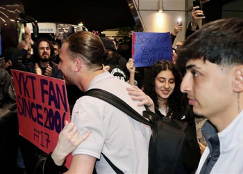 Trabzonsporlu gençler coşkuyla karşılandı