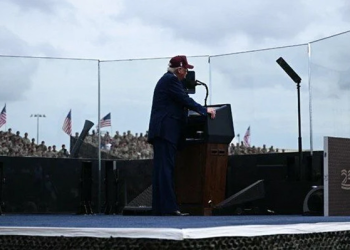 Trump’a kurşun geçirmez camlı suikast önlemi: Ülkemiz işgal ediliyor