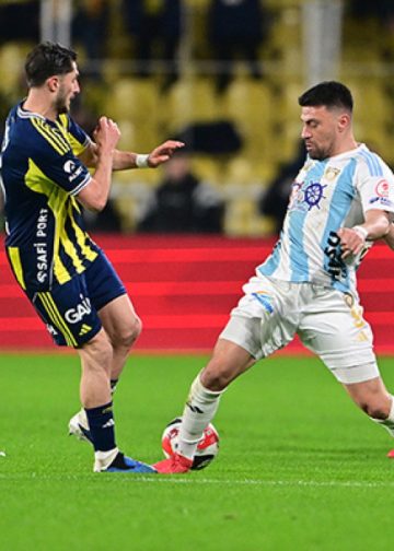 Fenerbahçe Erzurumspor’u 3-1 yenerek 3 puan aldı