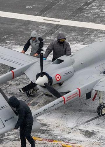 Kusursuz gösteri! TB3 SİHA’ya ne kar ne de fırtına engel oldu